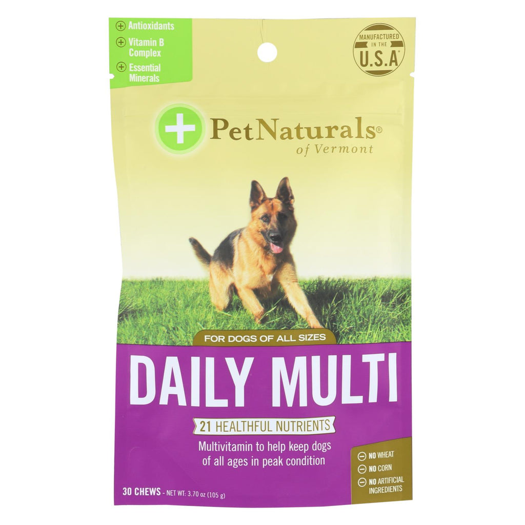 Pet Naturals Of Vermont Daily Multi Dog Chews  - 1 Each - 30 Ct - Lakehouse Foods
