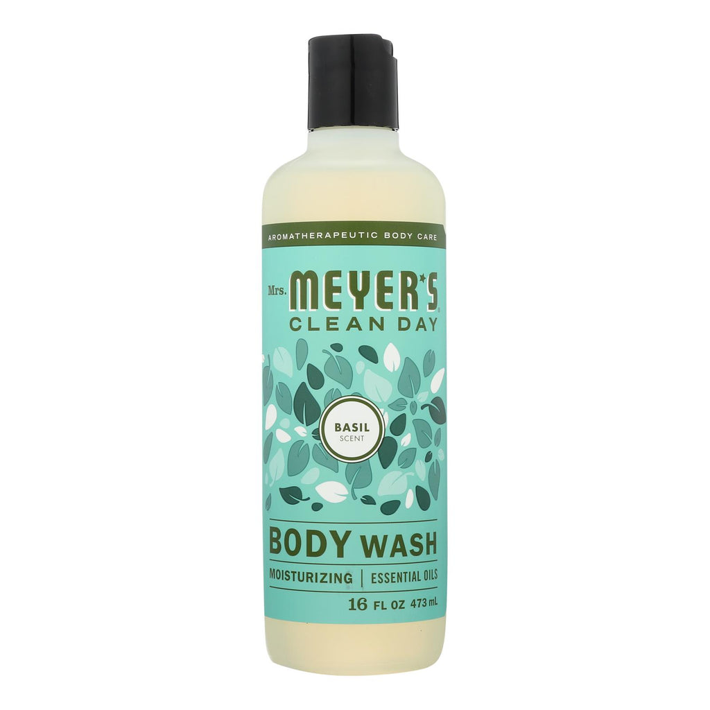 Mrs. Meyer's Clean Day - Body Wash - Basil - Case Of 6 - 16 Fl Oz - Lakehouse Foods
