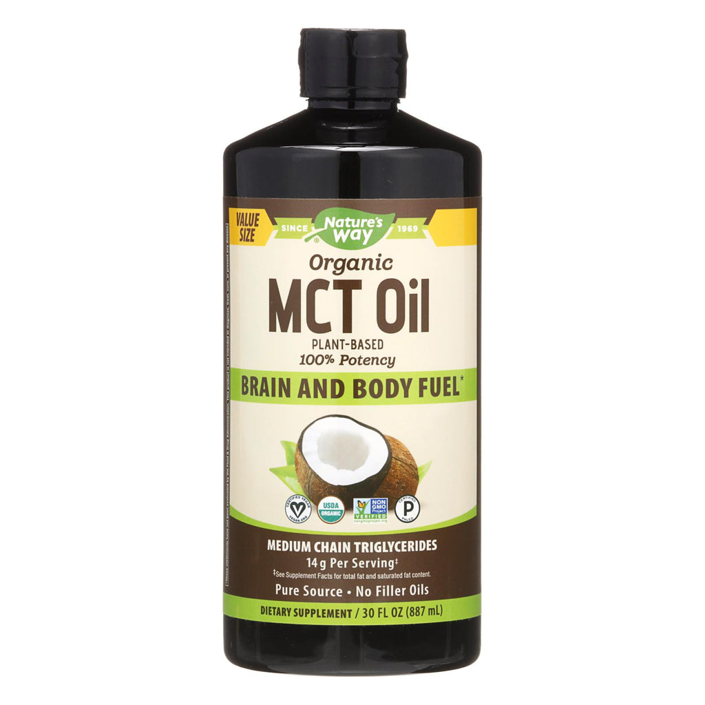 Nature's Way - 100 Percent Mct Oil From Coconut - 30 Fl Oz. - Lakehouse Foods