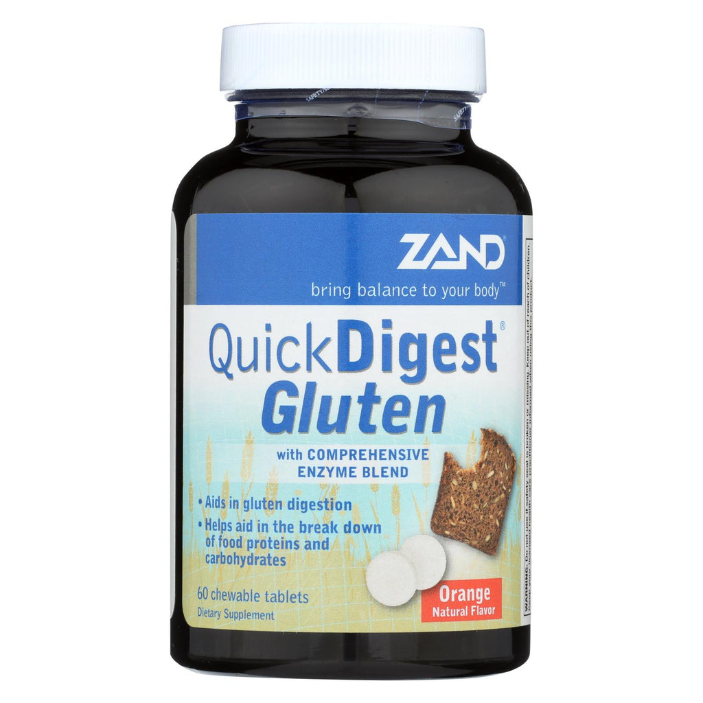 Zand - Quick Digest Gluten - 60 Chewable Tablets - Lakehouse Foods