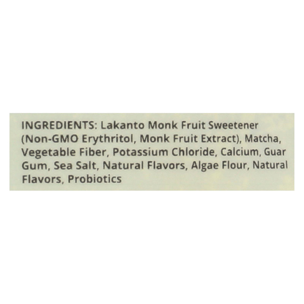 Lakanto Monkfruit Sweetened Matcha Latte  - Case Of 8 - 10 Oz - Lakehouse Foods