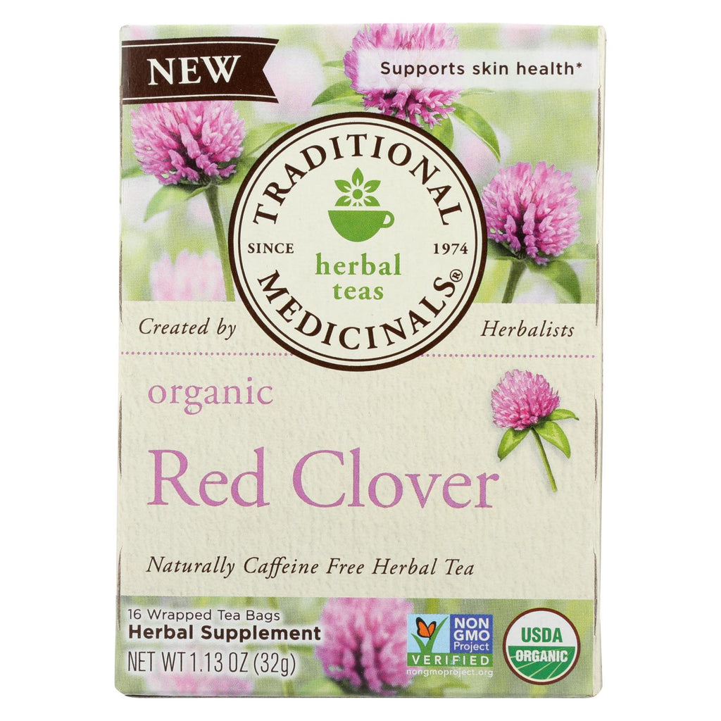 Traditional Medicinals - Herb Tea Red Clover - Case Of 6 - 16 Bag - Lakehouse Foods