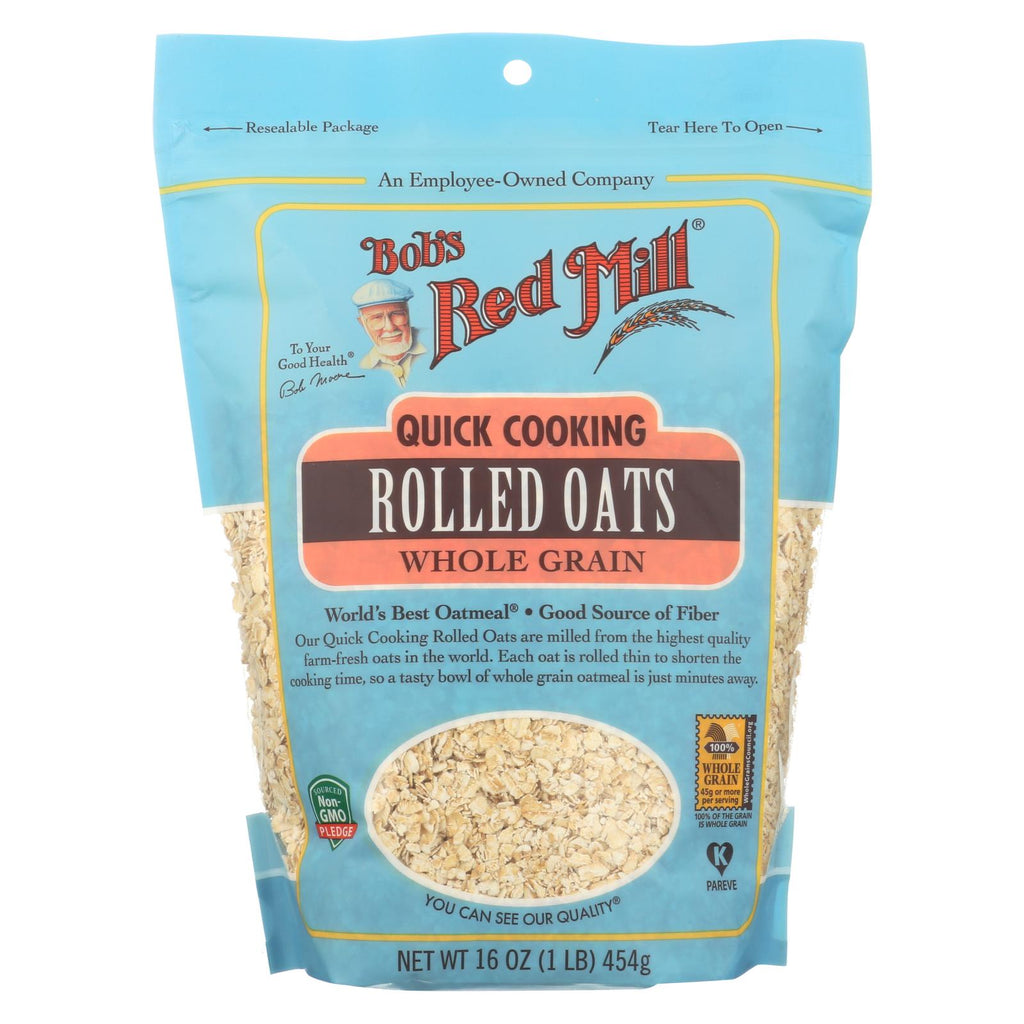 Bob's Red Mill - Quick Cooking Rolled Oats - Case Of 4-16 Oz. - Lakehouse Foods