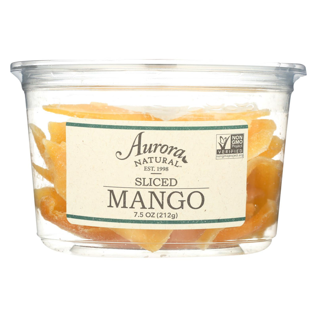 Aurora Natural Products - Sliced Mango - Case Of 12 - 7.5 Oz. - Lakehouse Foods