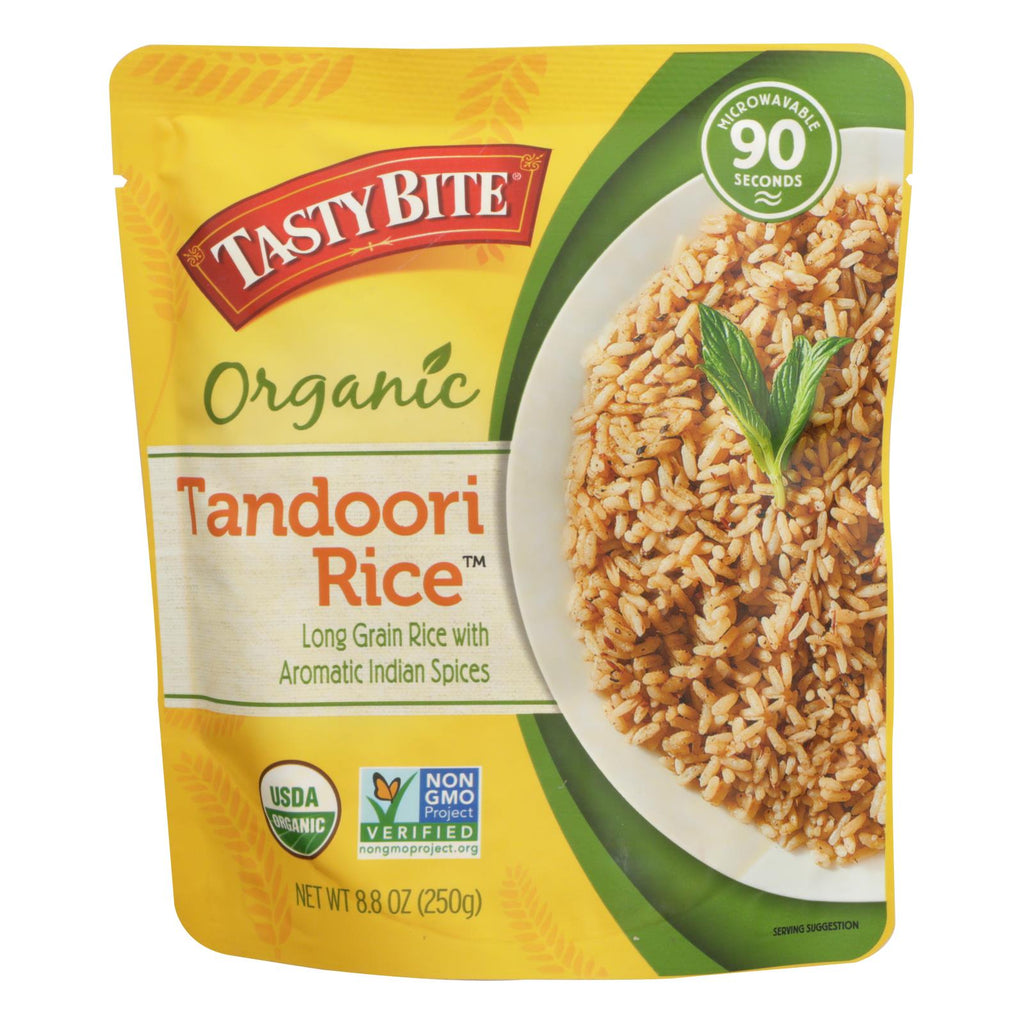 Tasty Bite Ready To Eat Tandoori Rice  - Case Of 6 - 8.8 Oz - Lakehouse Foods