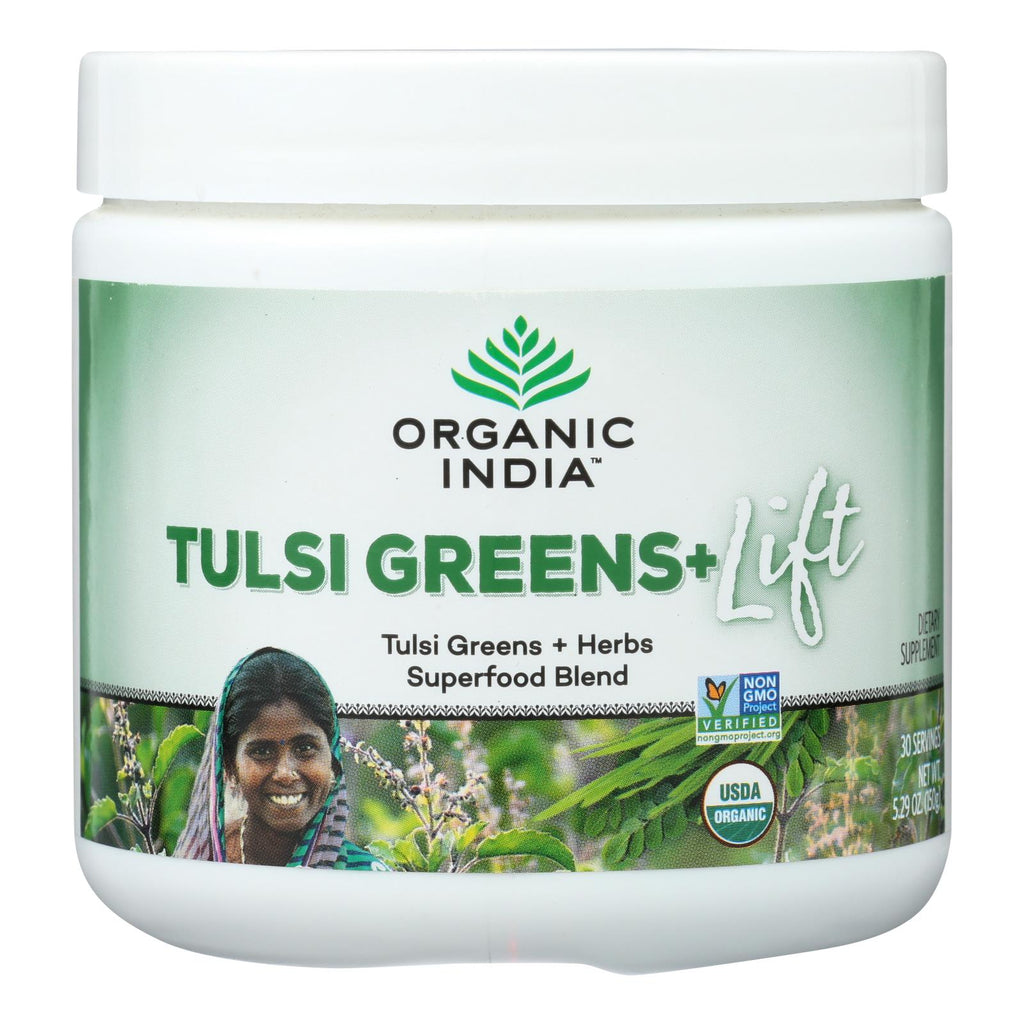 Organic India - Supp Tulsi Greens - 5.29 Oz - Lakehouse Foods