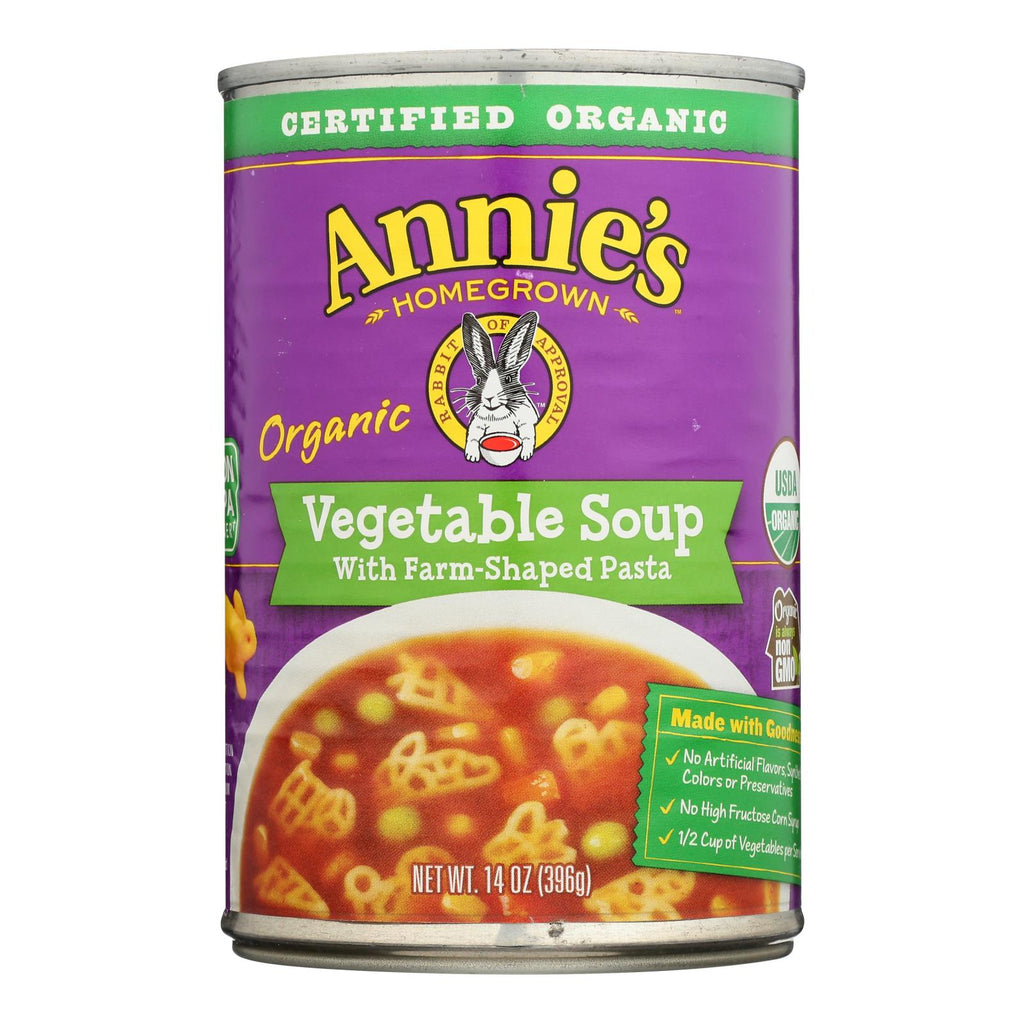 Annie's Homegrown - Organic Soup - Vegetable Soup - Case Of 8 - 14 Oz. - Lakehouse Foods