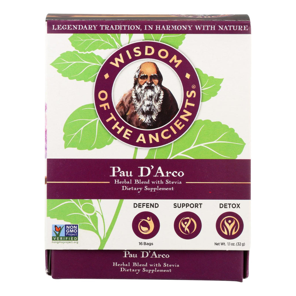 Wisdom Of The Ancients - Tea Yerbamate D'arco - 16 Bag - Lakehouse Foods