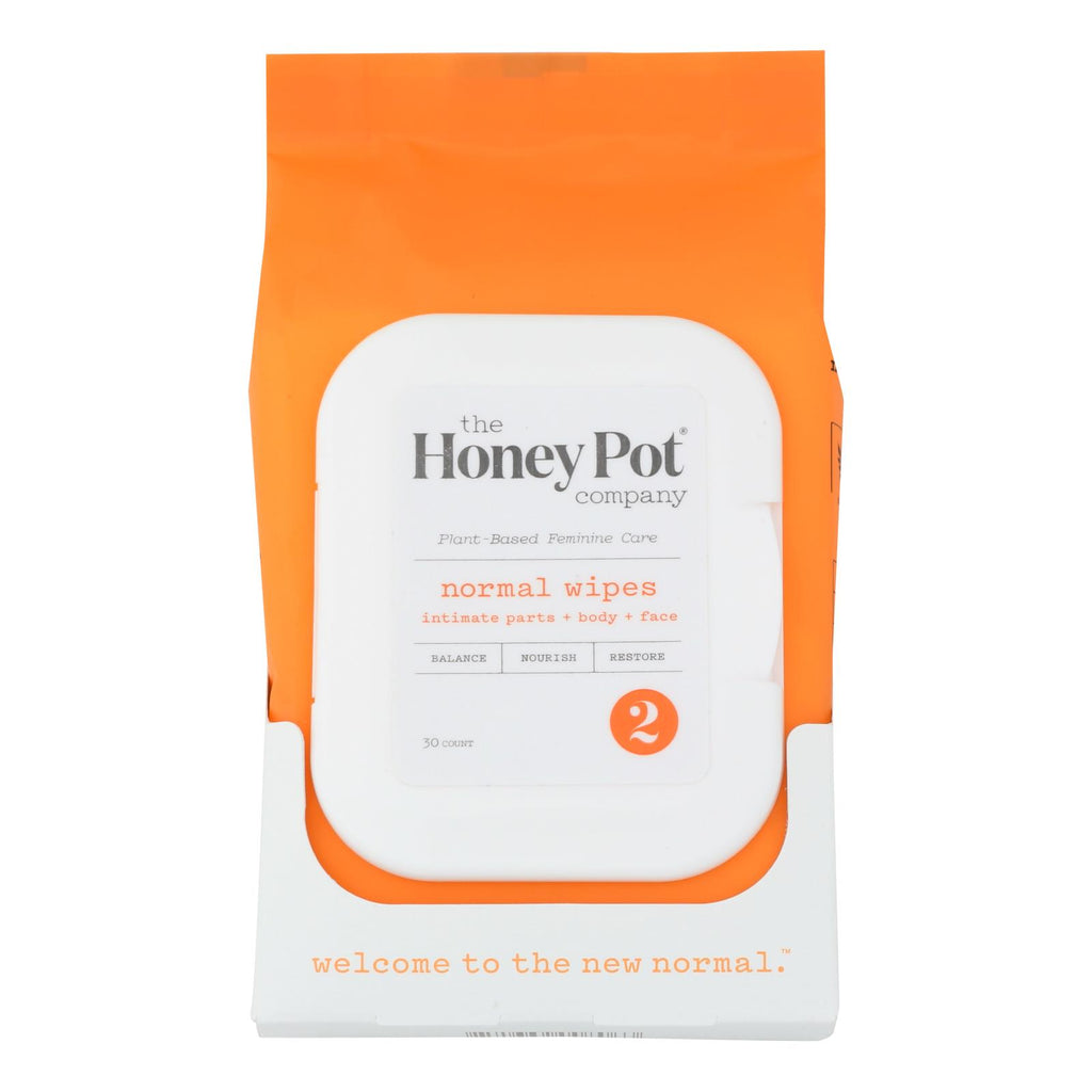 The Honey Pot - Normal Wipes - 30 Ct - Lakehouse Foods