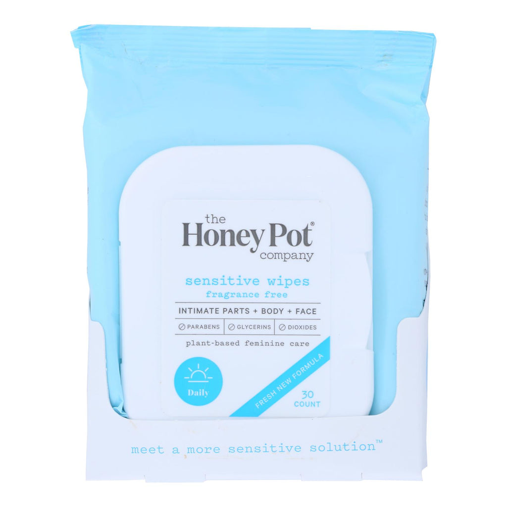 The Honey Pot - Sensitive Wipes - 30 Ct - Lakehouse Foods
