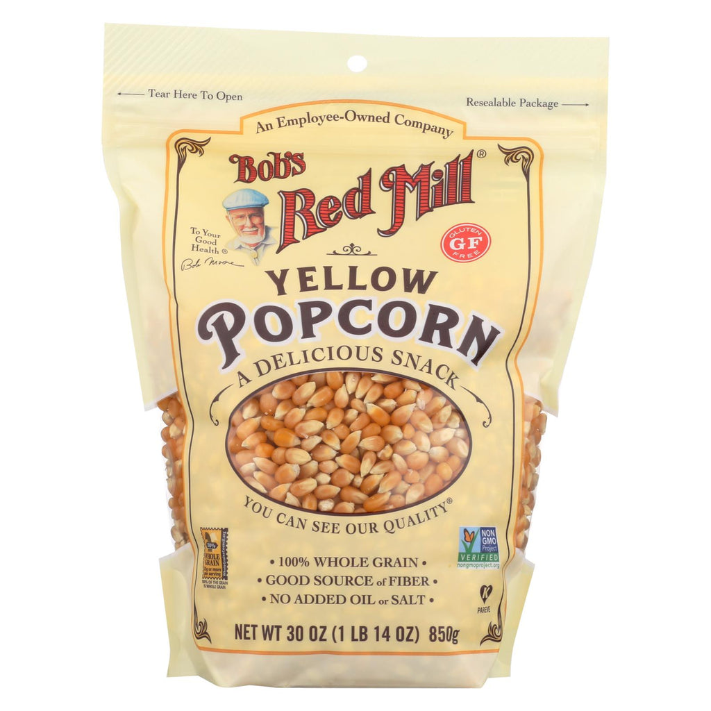 Bob's Red Mill - Popcorn - Yellow - Case Of 4 - 30 Oz. - Lakehouse Foods