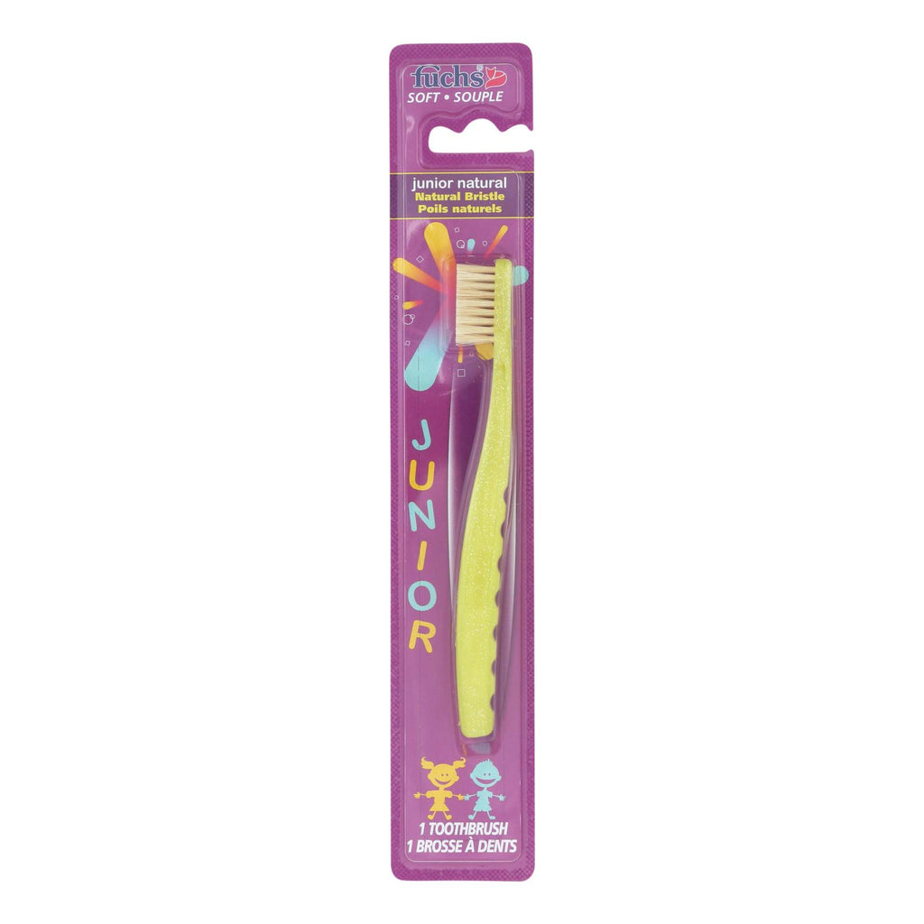 Fuchs Natural Bristle Junior Toothbrush  - Case Of 12 - Ct - Lakehouse Foods