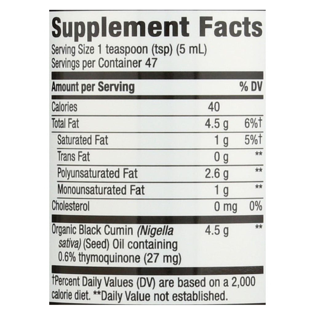 Nature's Way - Black Seed Oil - 8 Fl Oz. - Lakehouse Foods