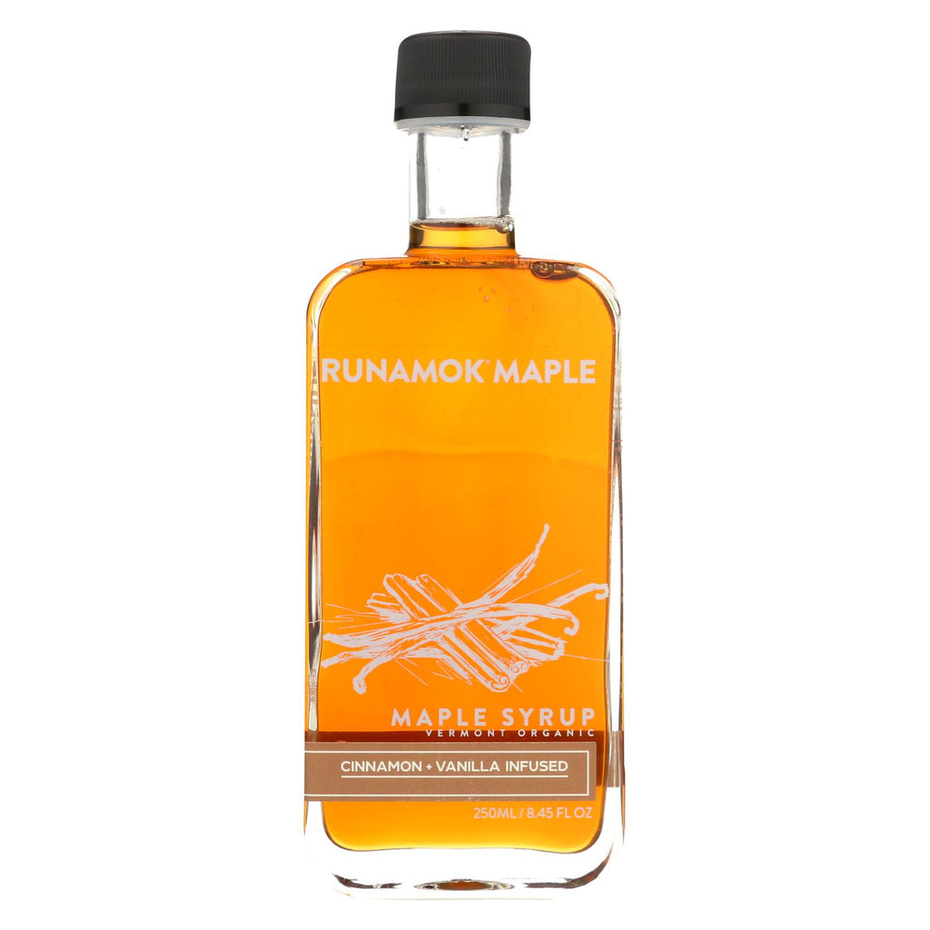 Runamok Maple Cinnamon + Vanilla Infused Maple Syrup, Cinnamon + Vanilla - Case Of 6 - 8.45 Fz - Lakehouse Foods