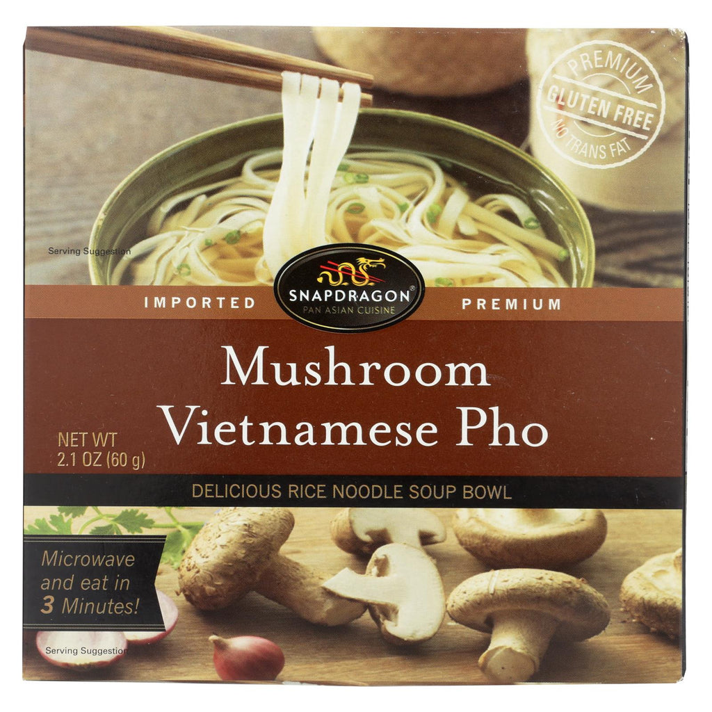 Snapdragon Mushroom Vietnamese Pho - Case Of 6 - 2.1 Oz - Lakehouse Foods