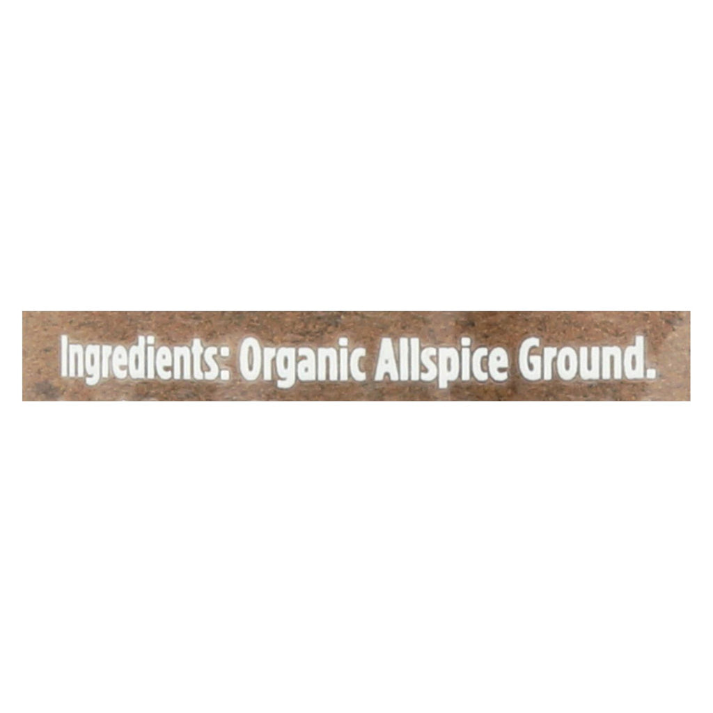 Spicely Organics - Organic Allspice - Ground - Case Of 3 - 1.6 Oz. - Lakehouse Foods