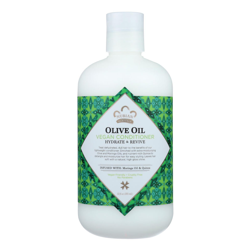 Nubian Heritage - Conditioner Olive Oil Vegan - 12 Fz - Lakehouse Foods