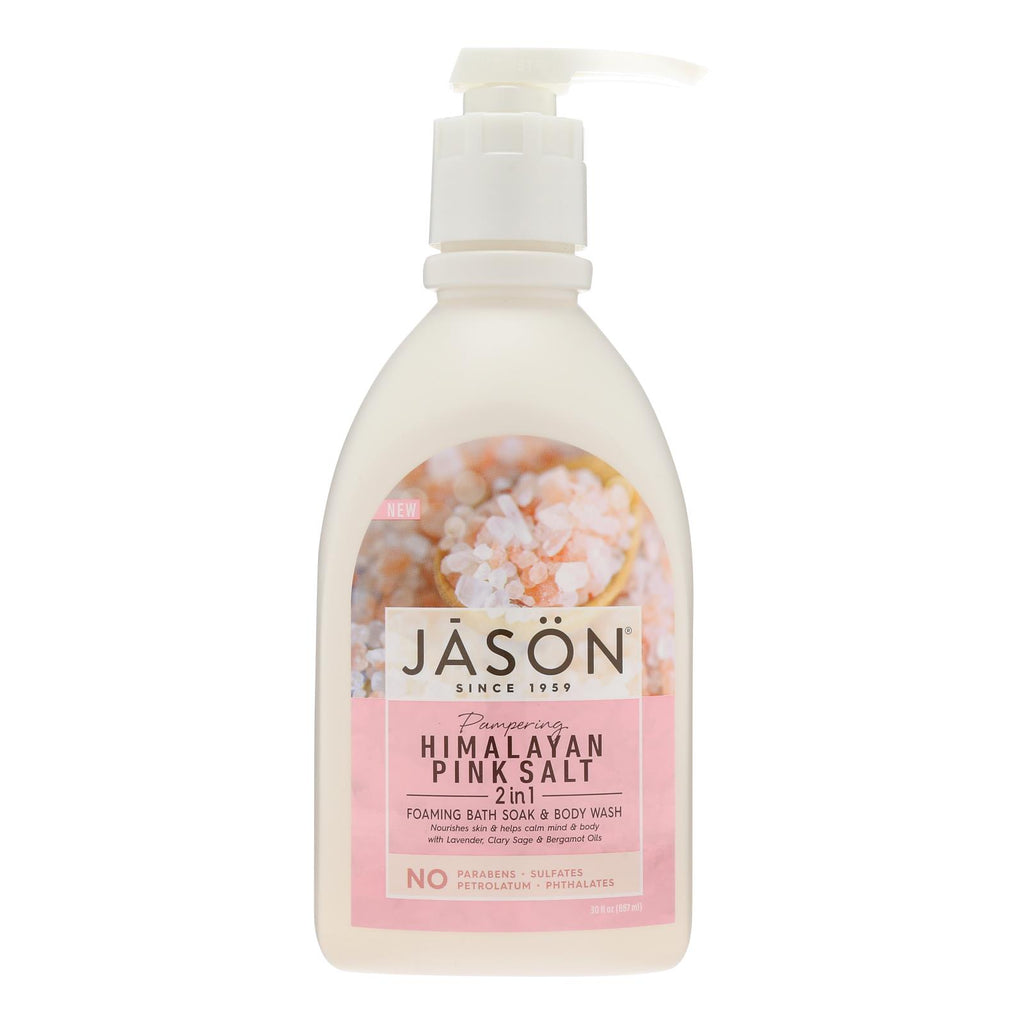Jason Natural Products - Body Wash Himlyn Salt - 1 Each - 30 Fz - Lakehouse Foods