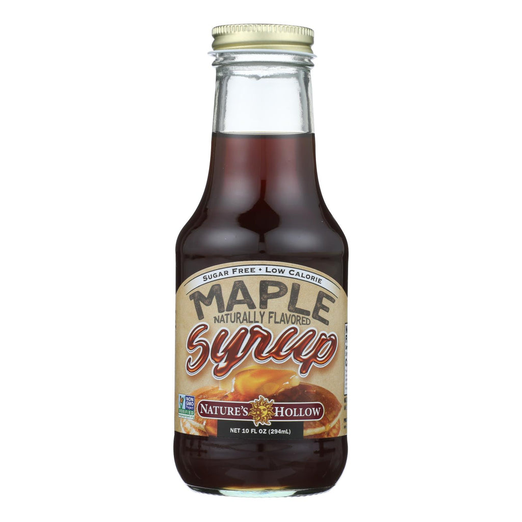 Nature's Hollow Maple Sugar-free Syrup  - Case Of 6 - 10 Fz - Lakehouse Foods