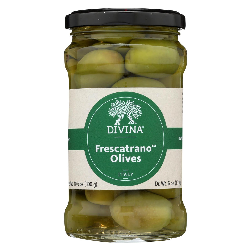 Divina - Olives Frescatrano - Case Of 6 - 6 Oz - Lakehouse Foods