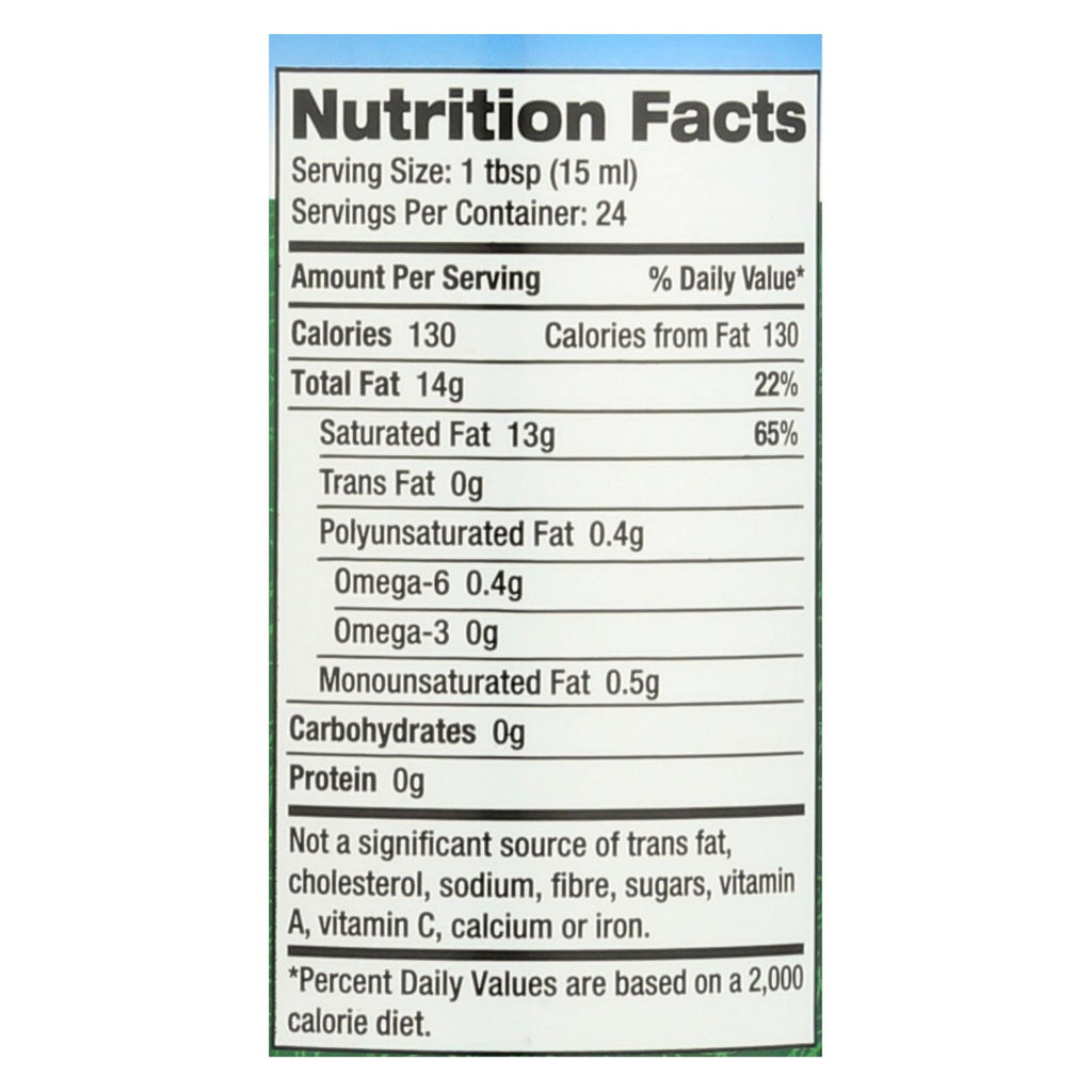 Carrington Farms™ Premium Mct Liquid Coconut Oil - Case Of 6 - 12 Fz - Lakehouse Foods