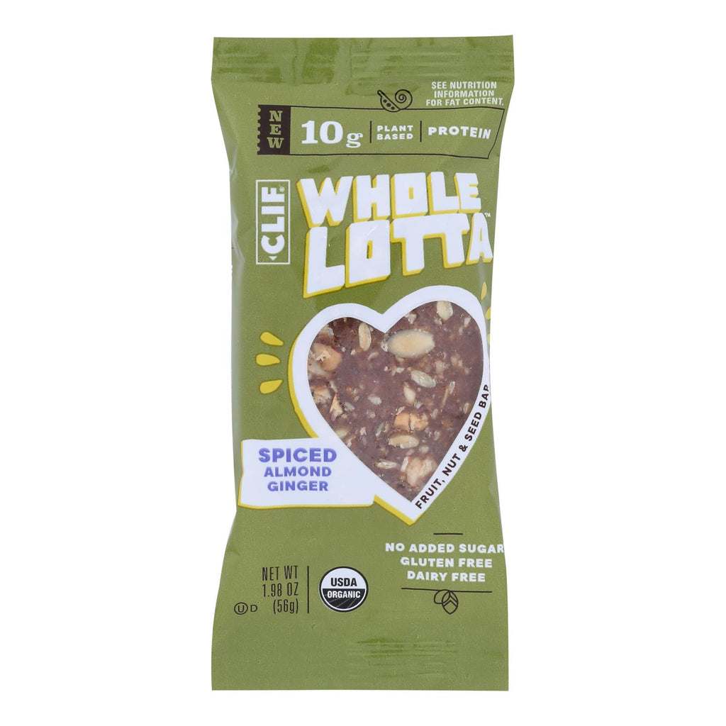Clif Bar - Whole Lotta Spiced Almond Ginger Bar - Case Of 12 - 1.98 Oz. - Lakehouse Foods