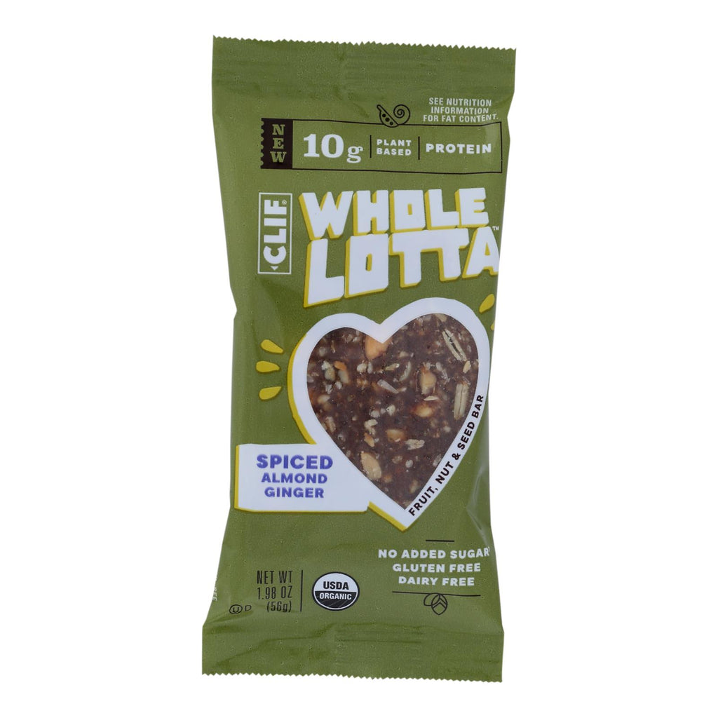 Clif Bar - Whole Lotta Spiced Almond Ginger Bar - Case Of 12 - 1.98 Oz. - Lakehouse Foods