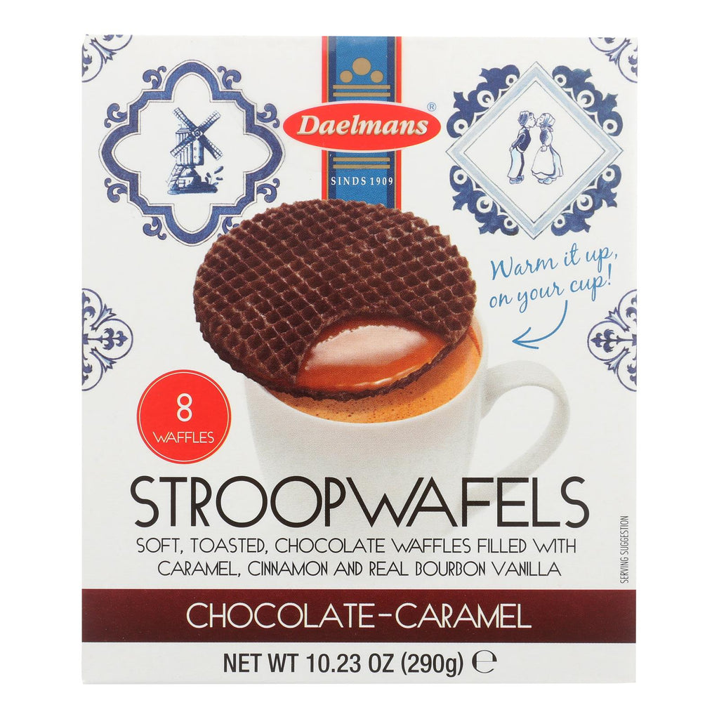 Daelmans - Stroopwafel - Chocolate Caramel Cube - Case Of 8 - 10.23 Oz. - Lakehouse Foods