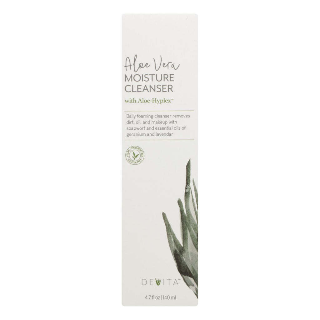 Devita Natural Skin Care - Cleanser Aloe Vera Moistr - 1 Each - 4.7 Fz - Lakehouse Foods