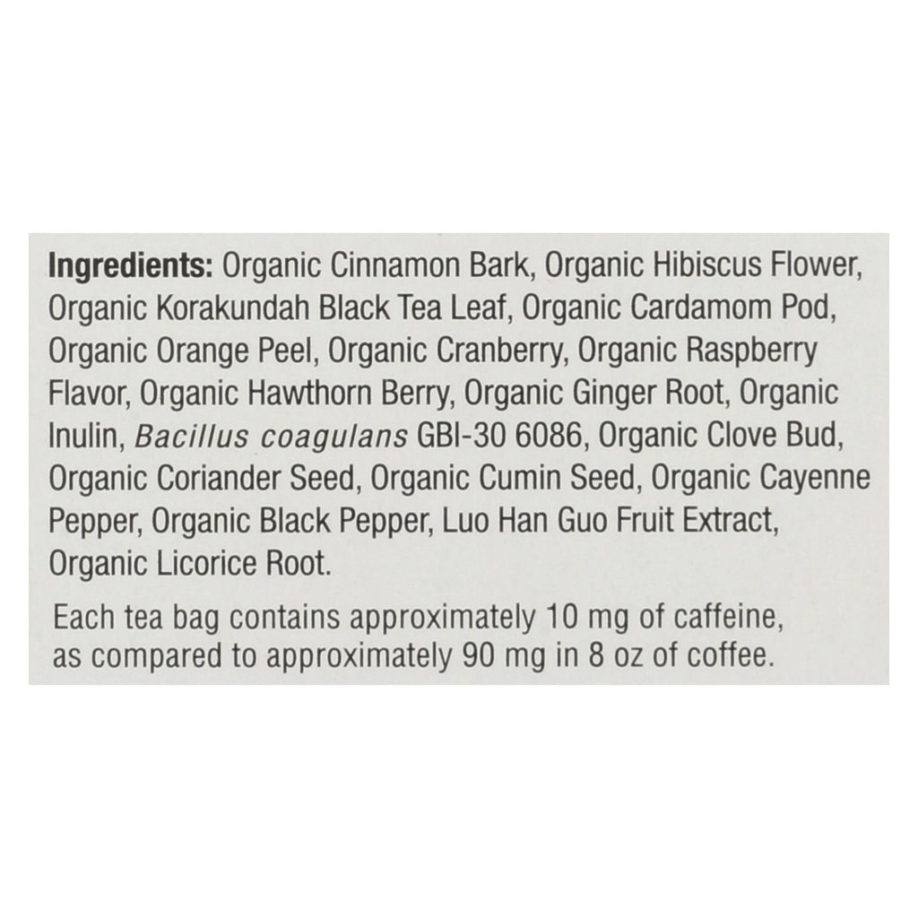 Yogi Tea Cinnamon Berry Probiotic Balance  - Case Of 6 - 16 Bag - Lakehouse Foods