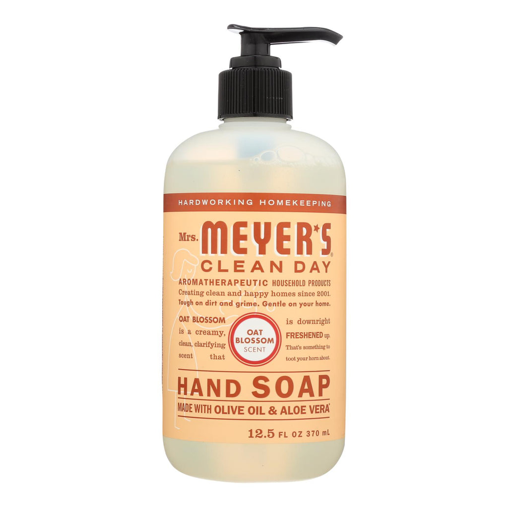 Mrs.meyers Clean Day - Hand Soap Liquid Oat Blossom - Case Of 6 - 12.5 Fz - Lakehouse Foods
