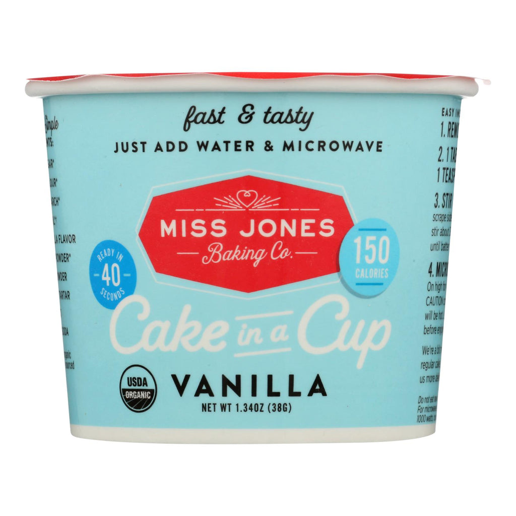 Miss Jones Baking Co. Cake In A Cup - Case Of 8 - 38 Grm - Lakehouse Foods