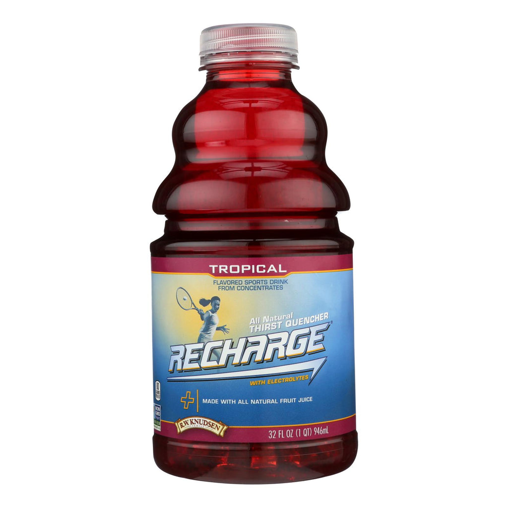 Rw Knudsen Petrecharge Tropical Juice  - Case Of 6 - 32 Fz - Lakehouse Foods