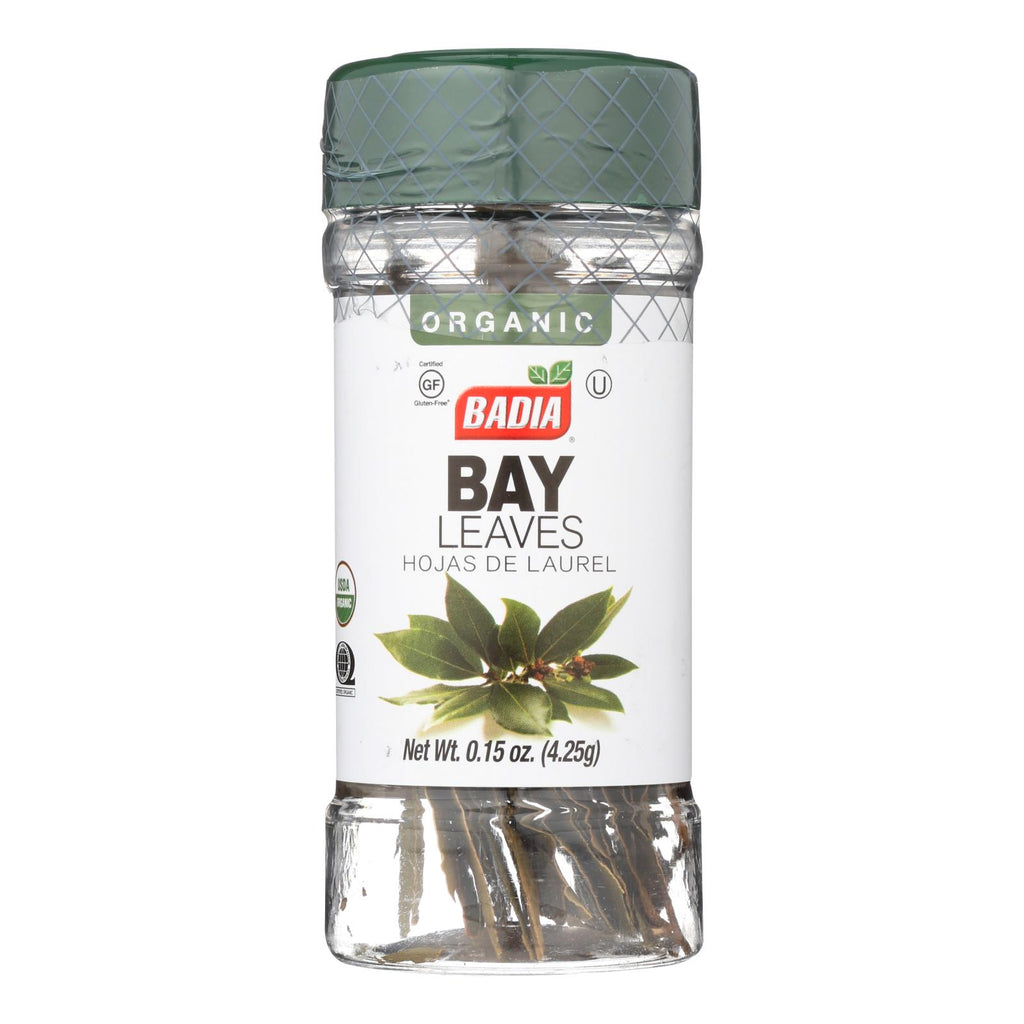 Badia Organic Bay Leaves  - Case Of 8 - .15 Oz - Lakehouse Foods
