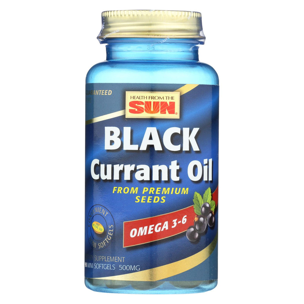 Healthy From The Sun Black Currant Oil Dietary Supplement  - 1 Each - 90 Sgel - Lakehouse Foods