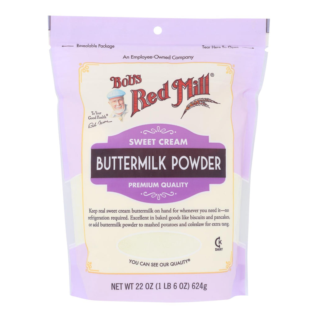 Bob's Red Mill - Milk Powder Buttermilk - Case Of 4-22 Oz - Lakehouse Foods