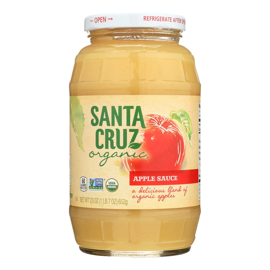 Santa Cruz Organic Apple Sauce - Case Of 12 - 23 Oz. - Lakehouse Foods