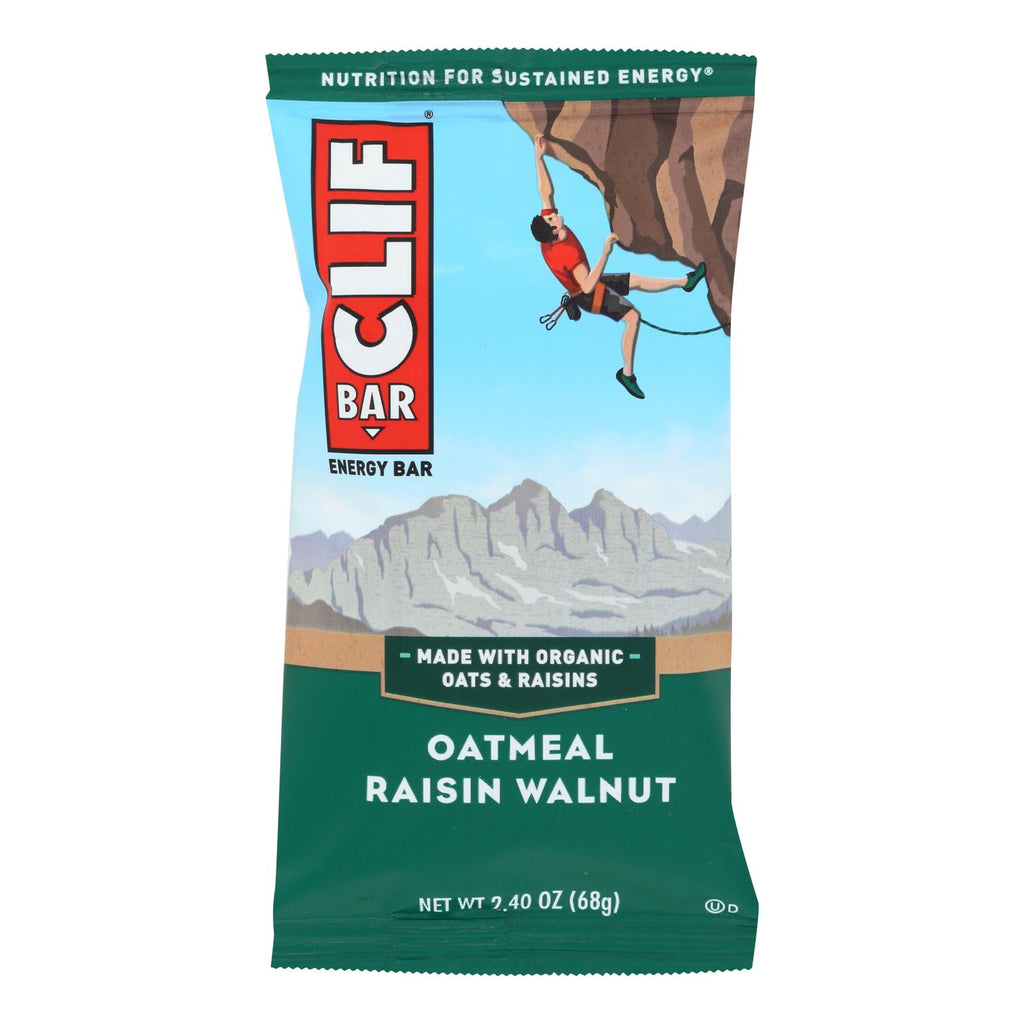 Clif Bar - Organic Oat Raisin Walnut - Case Of 12 - 2.4 Oz - Lakehouse Foods