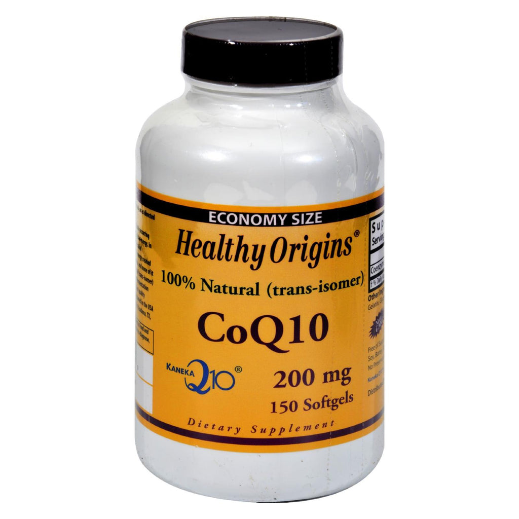 Healthy Origins Coq10 Gels - 200 Mg - 150 Softgels - Lakehouse Foods