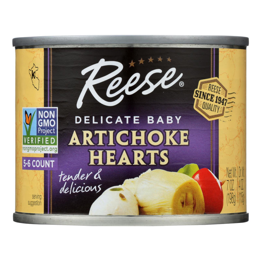 Reese Artichokes Hearts  - Case Of 12 - 7 Oz - Lakehouse Foods