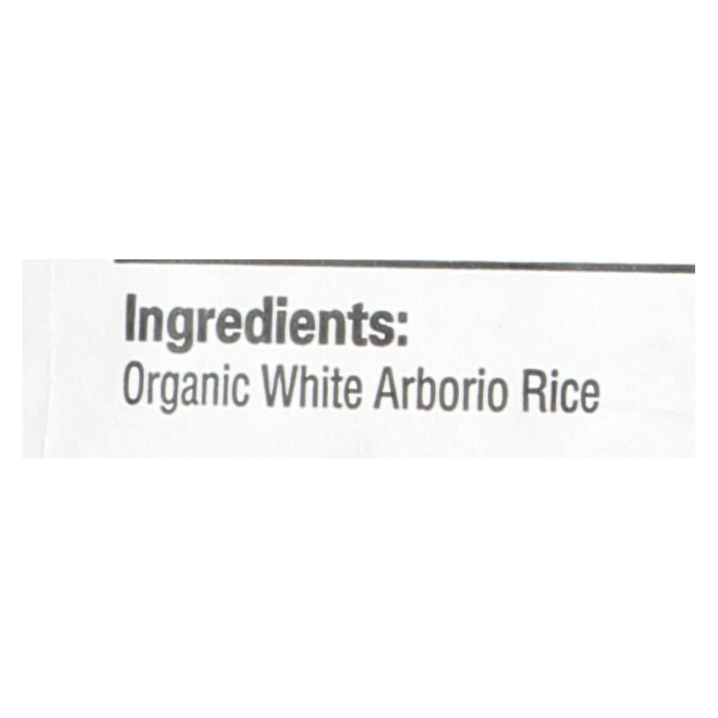 Lundberg Family Farms Organic California White Arborio Rice - Case Of 25 Lbs - Lakehouse Foods