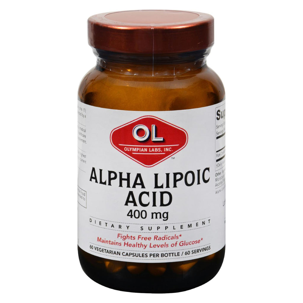 Olympian Labs Alpha Lipoic Acid - 400 Mg - 60 Capsules - Lakehouse Foods