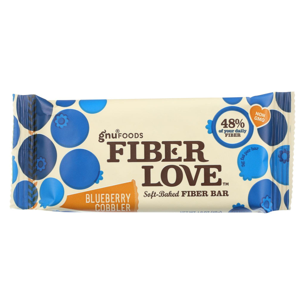 Nugo Nutrition Bar - Fiber Dlish - Blueberry Cobbler - 1.6 Oz Bars - Case Of 16 - Lakehouse Foods