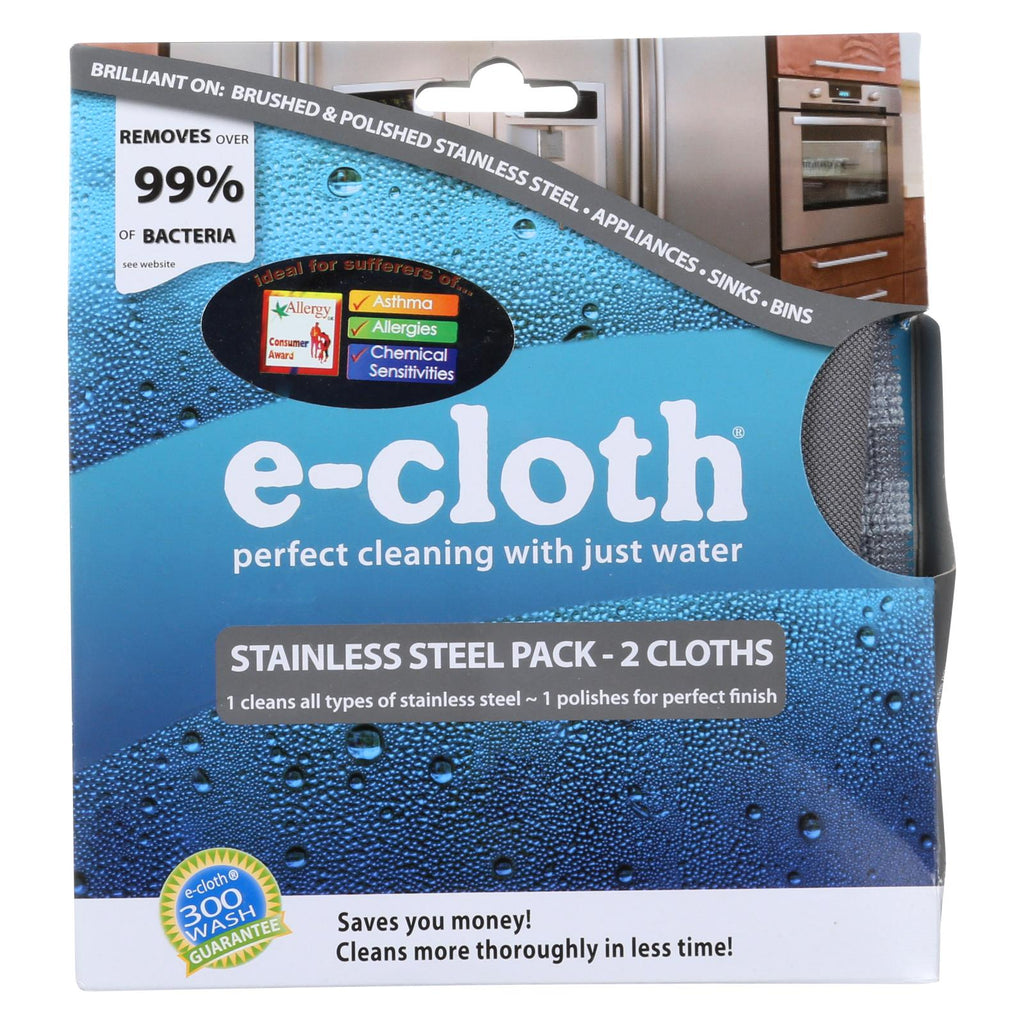 E-cloth Stainless Steel Cleaning Cloth - 2 Pack - Lakehouse Foods