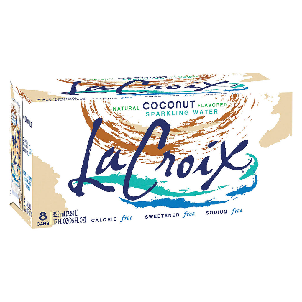 Lacroix Sparkling Water - Coconut - Case Of 3 - 12 Fl Oz. - Lakehouse Foods