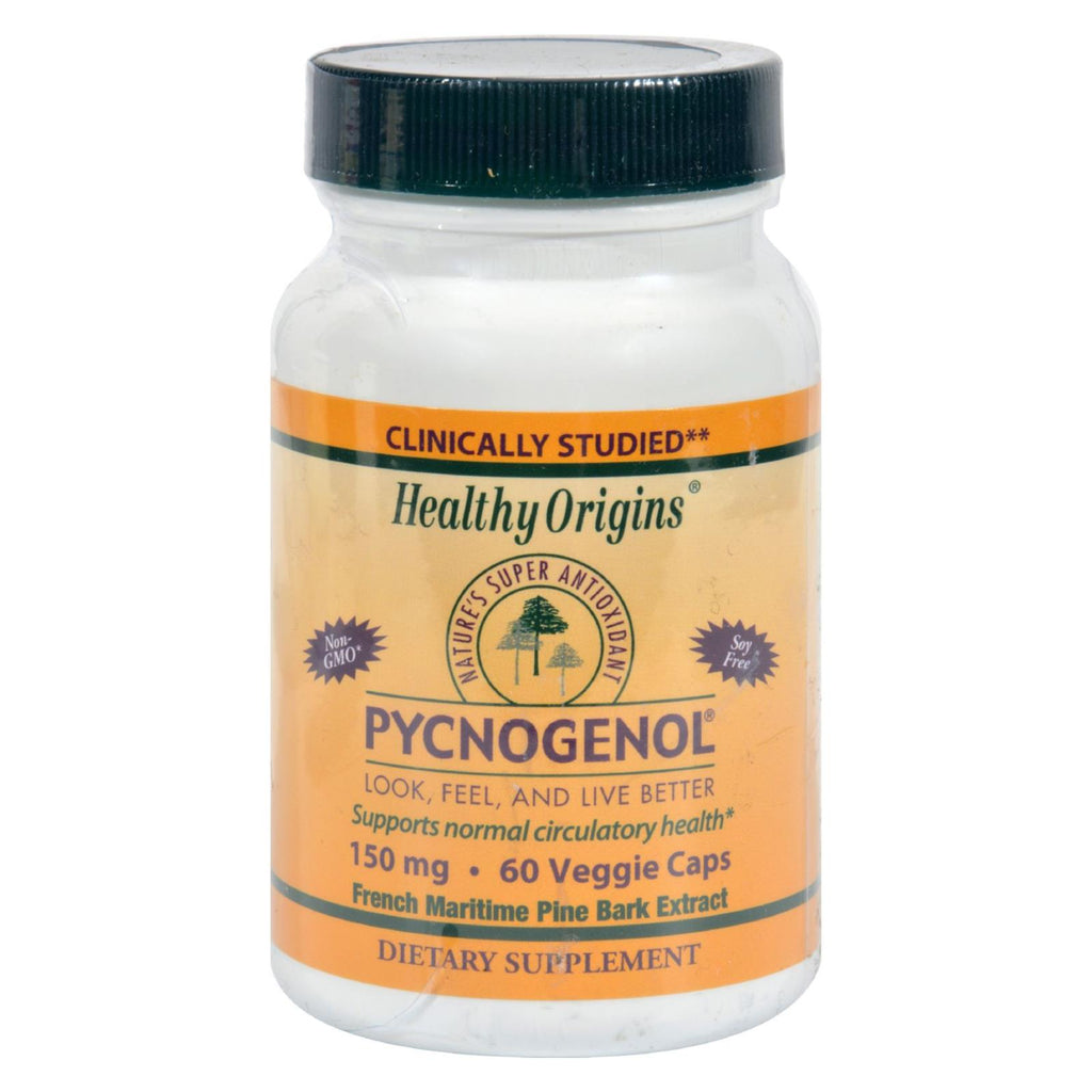 Healthy Origins Pycnogenol - 150 Mg - 60 Vegetarian Capsules - Lakehouse Foods