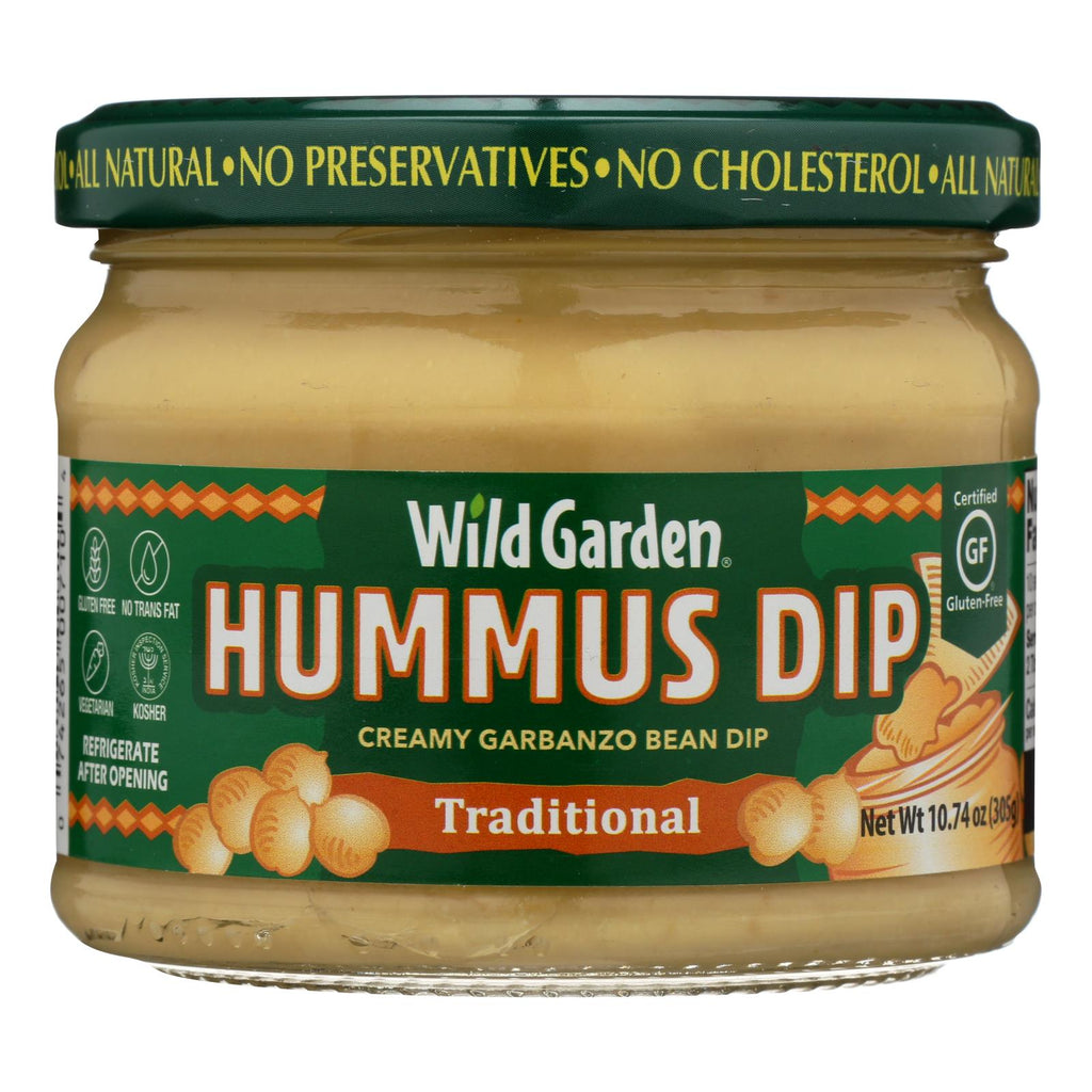 Wild Garden Hummus - Traditional - Case Of 6 - 10.74 Oz - Lakehouse Foods