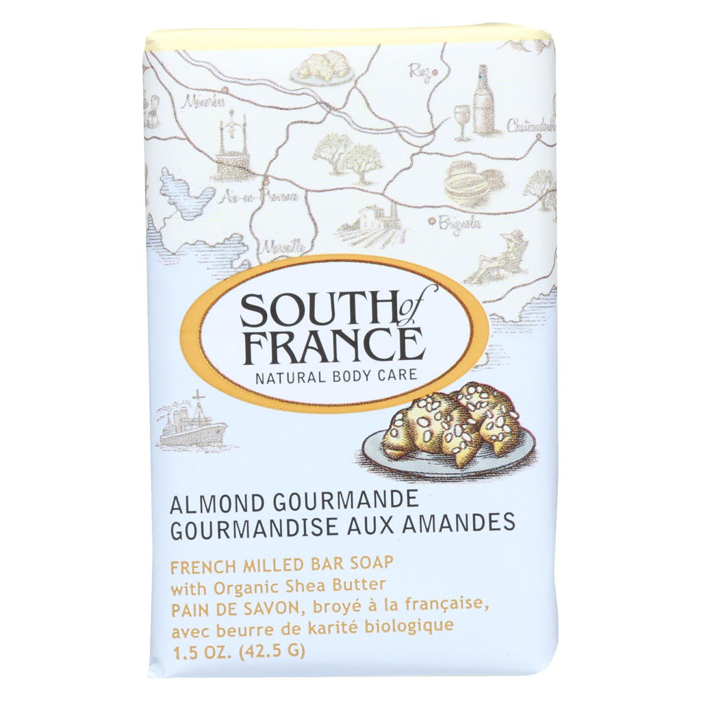 South Of France Bar Soap - Almond Gourmande - Travel - 1.5 Oz - Case Of 12 - Lakehouse Foods