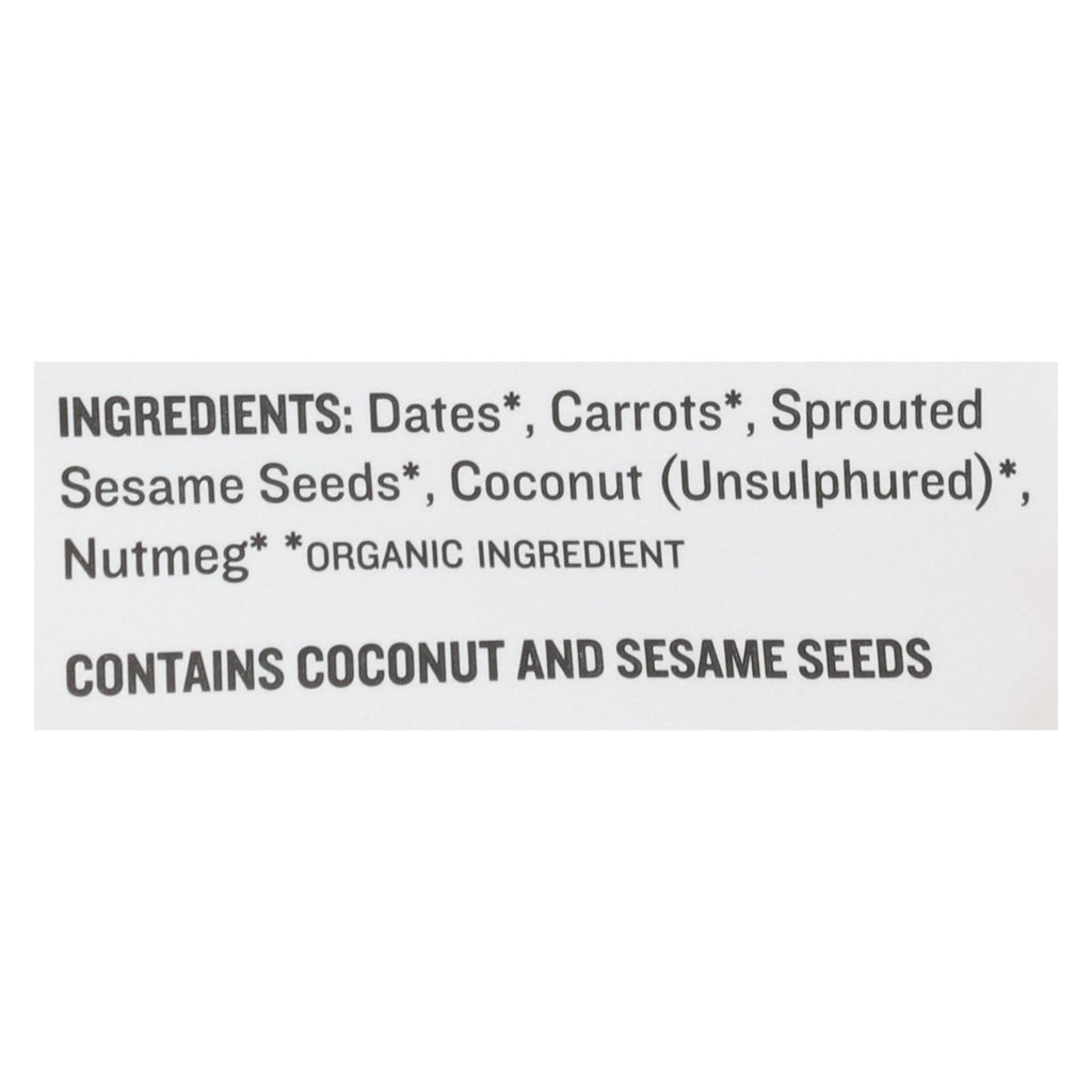 Go Raw - Organic Sprouted Cookies - Carrot Cake - Case Of 12 - 3 Oz. - Lakehouse Foods