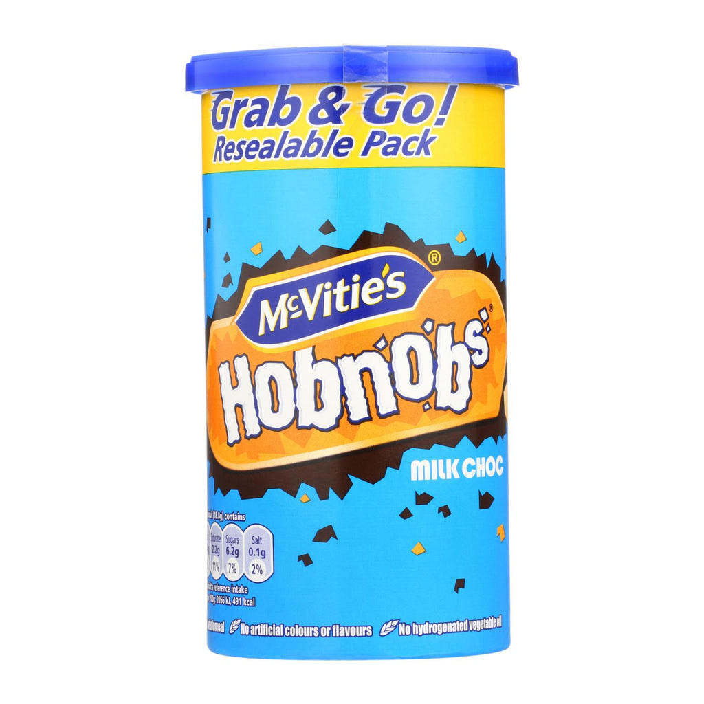 Mcvities Hobnobs - Milk Chocolate - Case Of 12 - 7.2 Oz. - Lakehouse Foods